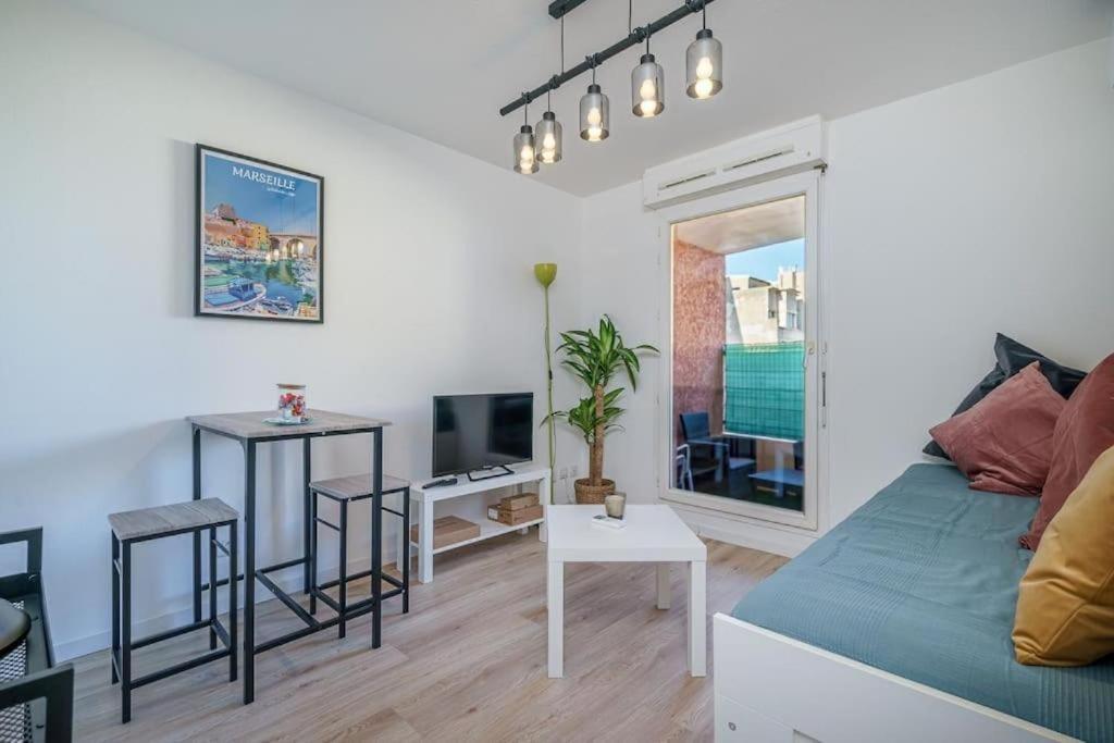 Appartement Climatise Avec Terrasse Tout Equipe A 5Min De La Gare St Charles 마르세유 외부 사진